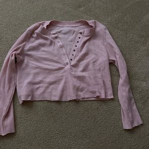 Pink Large Aerie Henley